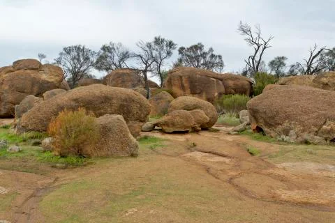 Wave rock Stock Photos