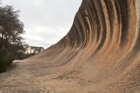 Wave rock Stock Photos