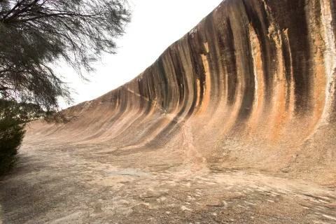 Wave rock Stock Photos