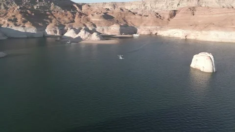 Wave Run the Lake Stock Footage 221042889