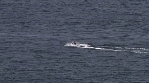 Wave Runner Jet Ski Stock Footage 6930222