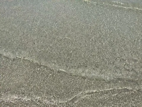 Wave on the sand beach. 스톡 동영상 74608400