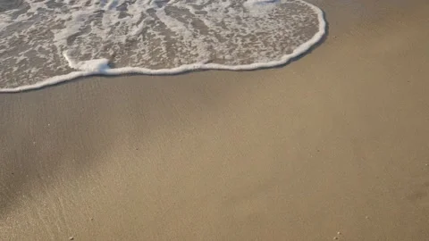 Wave on the sand beach Stock Footage 172564533