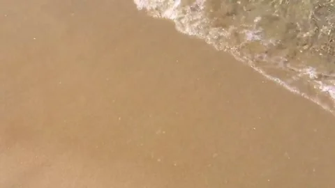 Wave on the sand beach Stock-Footage 299734301