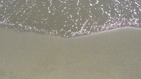Wave  on the sand Stock Footage 110914466