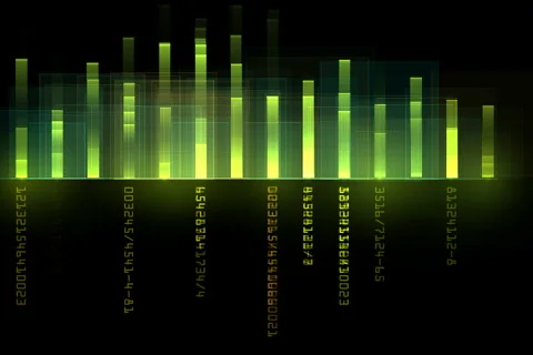 Wave scope Stock Footage 886913