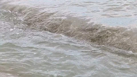 Wave of the sea on the beach. Stock-Footage 81577930