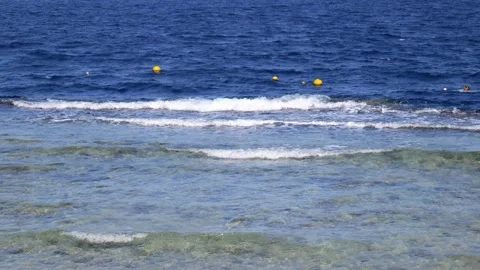 Wave sea beach macro, close up Stock Footage 184075185