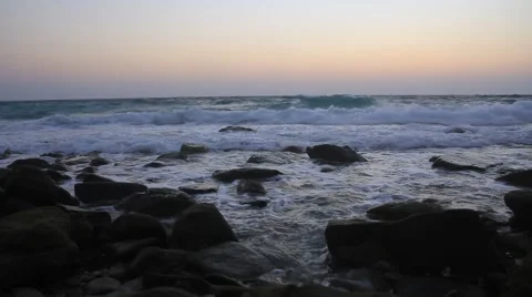 Wave in the sea Stock Footage 41185640