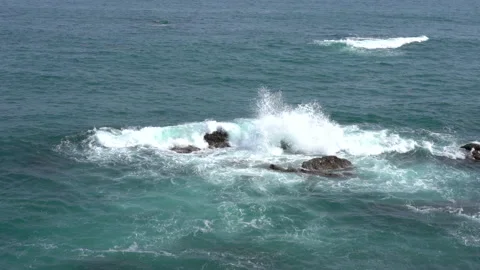 Wave in the sea Stock Footage 158366626