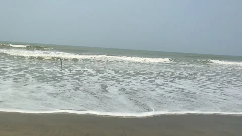 The wave of the sea 스톡 동영상 268866771