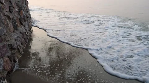 Wave sea ocean background Stock Footage 264234192