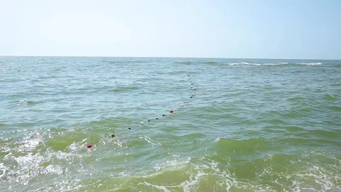 Wave on the sea, ocean. Beach. Stock Footage 112630324