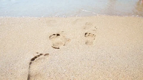 Wave on the sea, ocean. Beach. Stock Footage 114178096