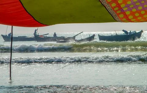 The wave of sea Stock Photos