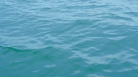 Wave sea texture background, effect overlay sun on ocean nature seascape Stock Footage 330983495
