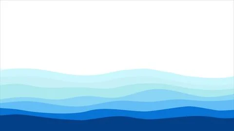 Wave sea vector. Ocean background. Water pattern. blue abstract river Stock Illustration