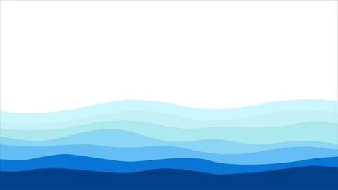 Wave sea vector. Ocean background. Water pattern. blue abstract river Stock Illustration