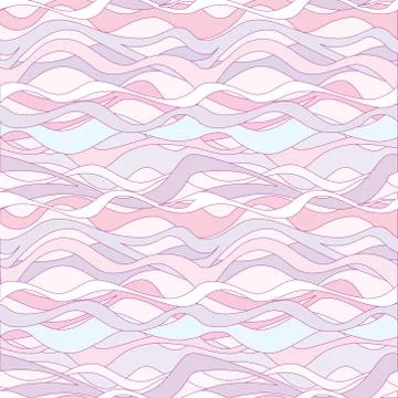 Wave seamless patter Flow wavy background Stock Illustration