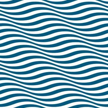 Wave seamless pattern イラスト素材