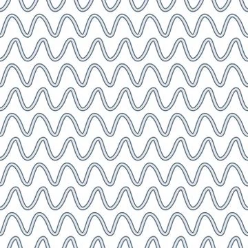 Wave seamless pattern. Stock Illustration
