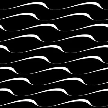 Wave seamless pattern Stock Illustration