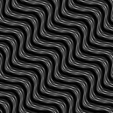 Wave seamless patterns. Stock Illustration