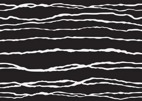Wave seamless striped abstract background vintage vector Stock Illustration