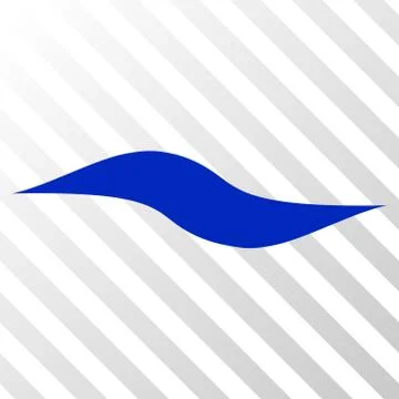 Wave Shape Vector EPS Icon Illustrazione stock