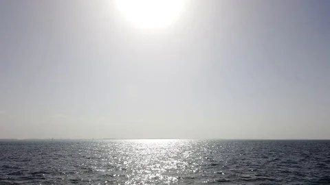 Wave  Ship Transport  cancun Video stock 111034830