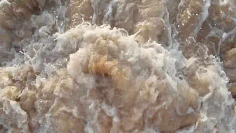 Wave shore break Stock Footage 301934465