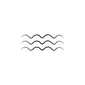 Wave sign icon. Elements of weather signs icon. Premium quality graphic design Stock Illustration