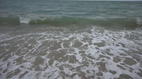 Wave in Slow Motion Stock Footage 54308229