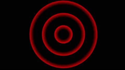 Wave sound wave black background shape animation motion graphics Stock Footage