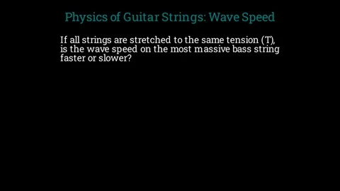 The wave speed on the most massive bass strings in guitar Video stock 335764547