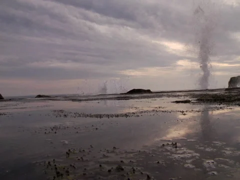 Wave Splash Stock Footage 25825796