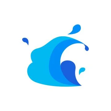 Wave Splash Stock Illustration
