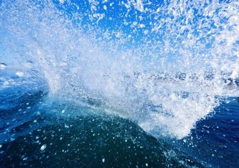 Wave splash Stock Photos