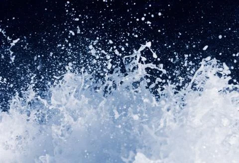 Wave splash Foto stock