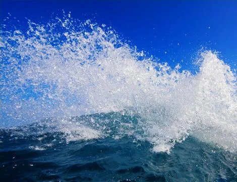 Wave splash Stock Photos
