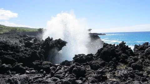 Wave splash Stock Photos