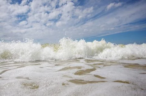 Wave splash Stock Photos