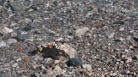 Wave splash sea beach macro, close up Stock Footage 157283743