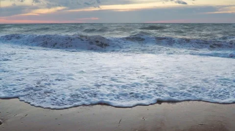 Wave splash slow motion Stock Footage 48808079