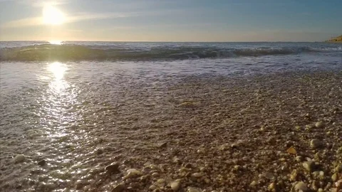 Wave splash slow motion. 库存影片 71074757