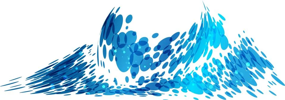 Wave splash vector Stock Illustration