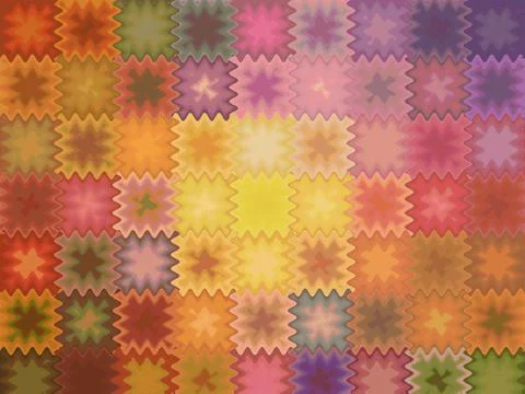 Wave-squares Stock Illustration