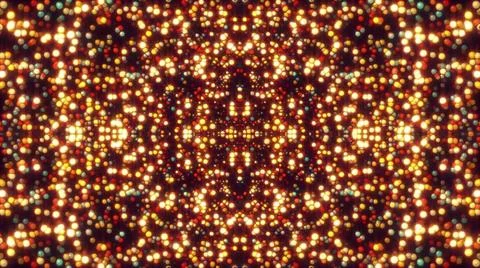 Wave stream of luminous particles Brilliant 3d render abstract balls rushi... Stock Photos