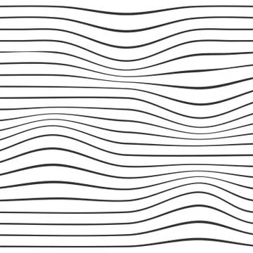 Wave stripe background. Simple texture for your design. Vector illustration Stock Illustration