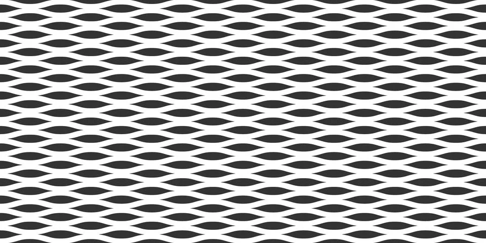 Wave Stripe Seamless Vector Pattern Illustrazione stock